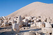 Nemrut Dagi Milli Parki, the tomb of King  Antiochos I, west terrace 